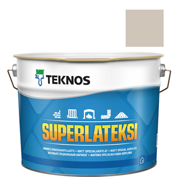 Teknos Superlateksi, matowa farba do boazerii i listew, pojemność 0,9 L, kolor Cappuccino