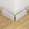 Narożnik zewnętrzny do listwy przypodłogowej lakierowany biały, wilgocioodporny, FOGE - LB1 8cm