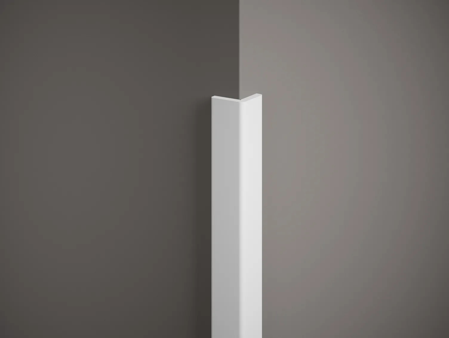 Listwa narożna biała MD237 wym. 200 x 3 x 3 cm, z PolyForce