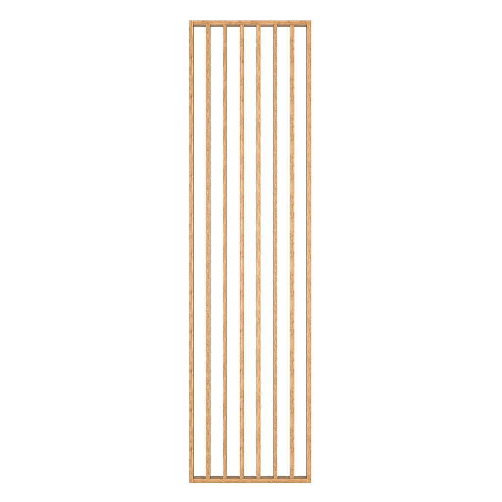 PRÓBKA 10 CM - Ścianka przestrzenna działowa z lameli Dąb Saragossa 65x580x2750 mm