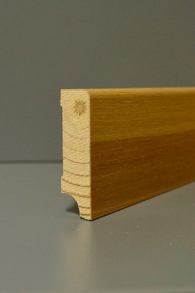 Listwa przypodłogowa fornirowana nielakierowana CP58 (240 cm x 5,8 cm x 1,6 cm) jesion ciemny