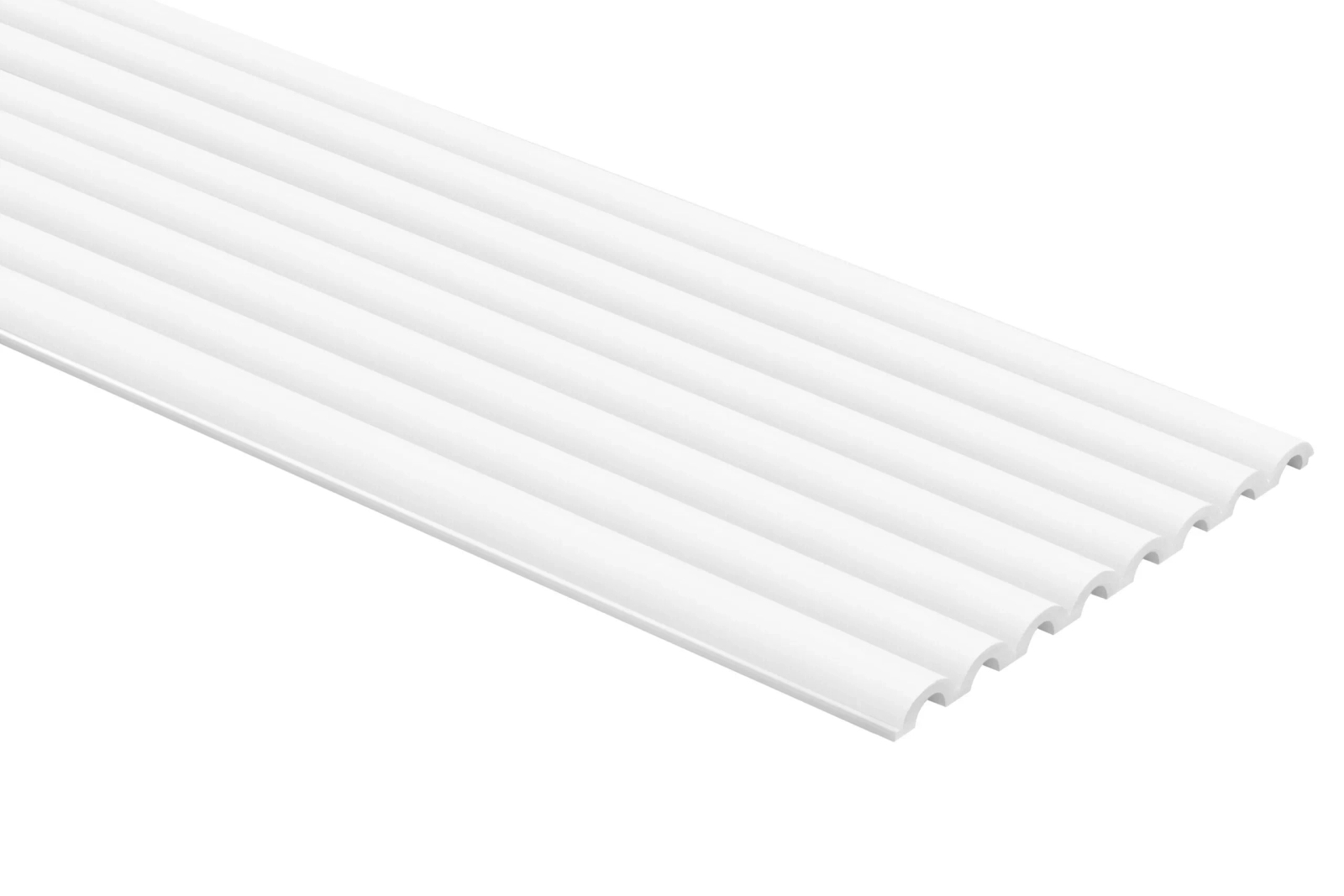 Panel lamelowy WP001P Duna biały RAL 9003 wym. 270 x 1.32 x 24.7 cm, z PolyForce