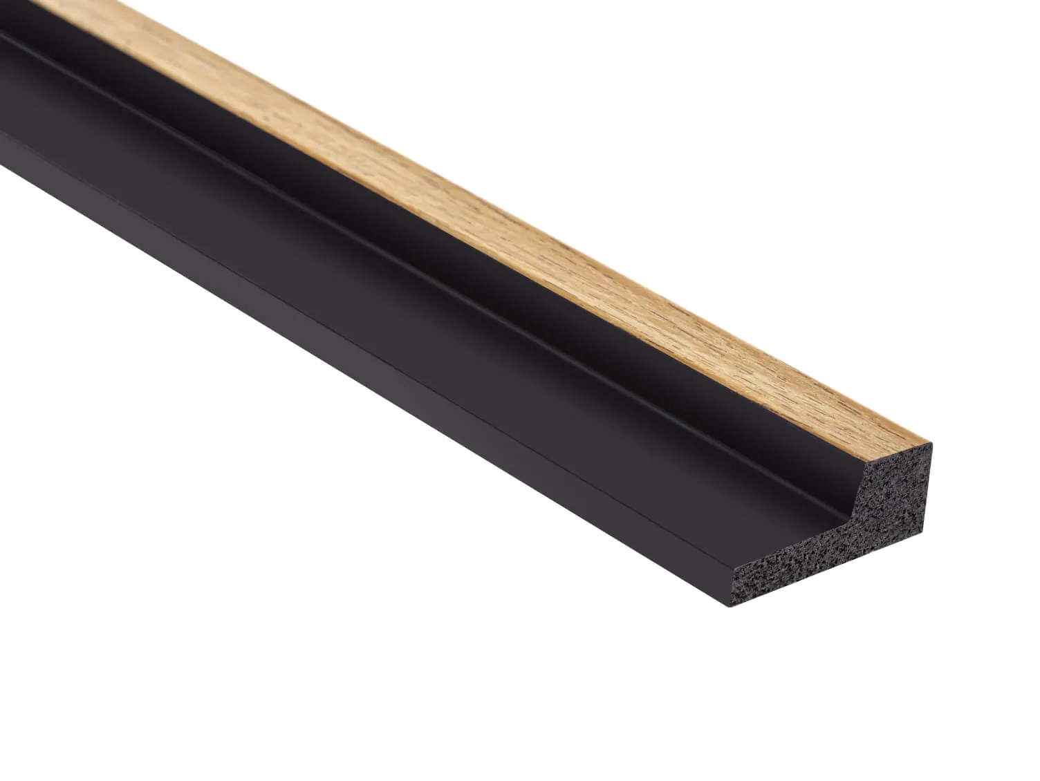 Zakończenie lameli Prawe Dąb Naturalny L0105R wym. 270 x 2.9 x 1.2 cm, z PolyForce, kolor naturalny dąb