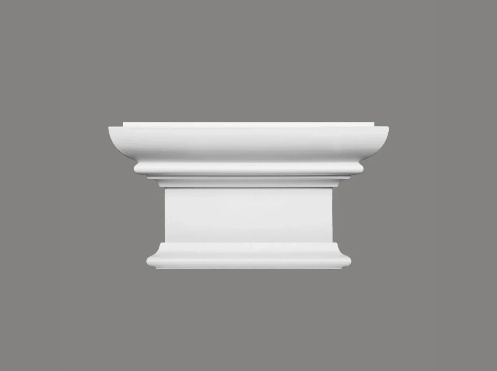 Nasada pilastra D3533 biała wym. 31.7 x 8 x 16.8 cm, z ProFoam