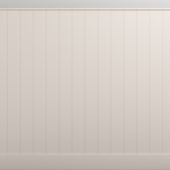 Boazeria ścienna MDF do malowania - długość 200 cm / wysokość 114.5 cm (zestaw Plano XL / Elegant / Duo) + Farba Cappuccino