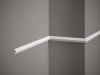Listwa ścienna MD003 biała wym. 200 x 1 x 2.2 cm, z PolyForce