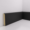 Listwa przypodłogowa MDF Czarna Premium, 80x15 mm, Pedross