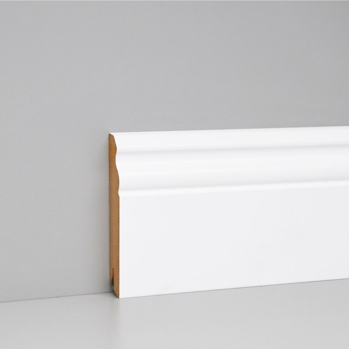 Listwa przypodłogowa MDF Biała Premium, 100x18 mm, Pedross