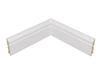 Narożnik wewnętrzny do listwy przypodłogowej lakierowany biały FOGE LB3 - 8cm