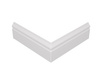 Narożnik zewnętrzny do listwy przypodłogowej lakierowany biały FOGE LB3 - 10cm