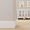 PRÓBKA 20 CM - Listwa przypodłogowa MDF OTTO, Biała Premium, 8cm