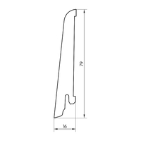 80x16 mm