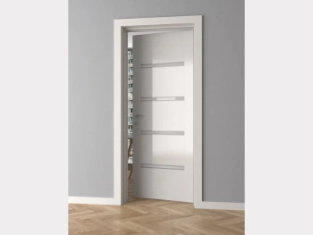 Obramowanie drzwi MD008E białe wym. 240 x 1.7 x 8 cm, z PolyForce