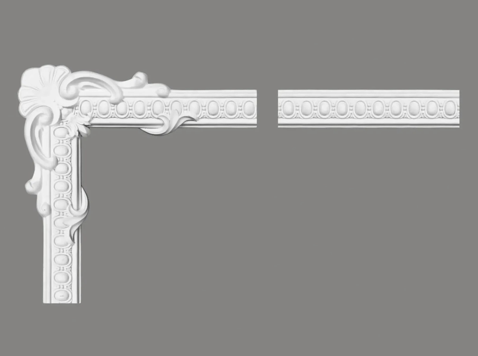 Narożnik MDC250-11 biały wym. 50.5 x 8.1 x 50.5 cm, z ProFoam