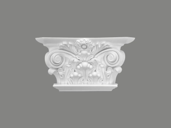 Nasada pilastra D3007 biała wym. 30.8 x 8.8 x 17.5 cm, z ProFoam