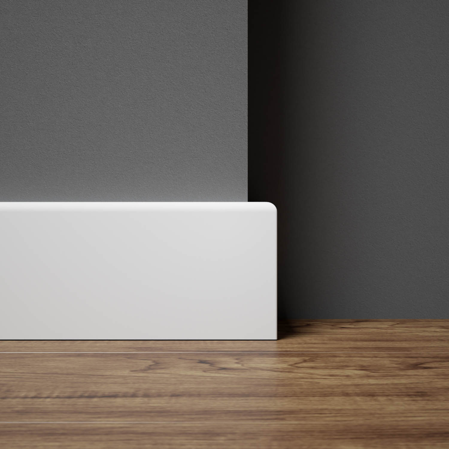 Listwa przypodłogowa MDF lakierowana biała TRIO 5cm - ostatnie 8 metrów
