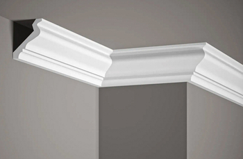 Listwa przysufitowa styropianowa MDB185 biała wym. 200 x 6.1 x 6.4 cm, z ProFoam