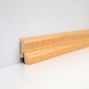 Listwa przypodłogowa drewniana 40x22 mm - dąb europejski lakierowany