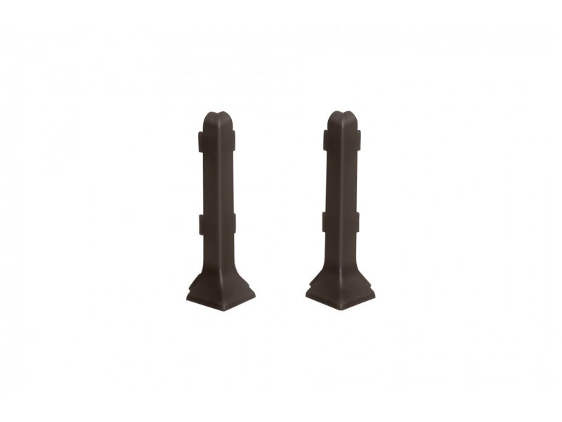 Narożnik zewnętrzny listwy podłogowej Creativa LP59 kawowy EC40S - 2 szt