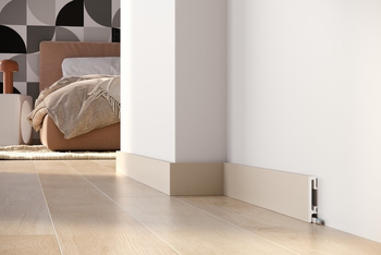 PRÓBKA 20 cm - Listwa przypodłogowa Premium Floor Durofit PF081K kaszmir NCS S 1502-Y50R 8 cm