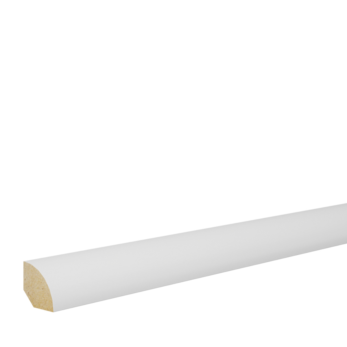 Listwa przypodłogowa MDF Biała Premium, 20x20 mm, Pedross