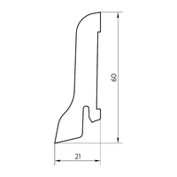 60x21 mm
