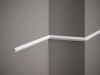 Listwa ścienna QL022 biała wym. 200 x 1 x 2 cm, z PolyForce
