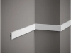 Listwa ścienna MD011 biała wym. 200 x 1 x 4 cm, z PolyForce
