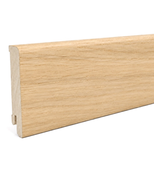Listwa przypodłogowa drewniana 95x15 mm - dąb europejski lakierowany