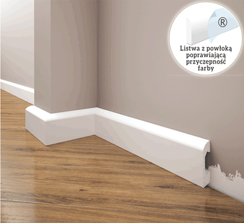 Listwa przypodłogowa, cokół Creativa LPC-04. 244cm
