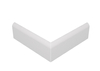 Narożnik zewnętrzny do listwy przypodłogowej lakierowany biały z wodoodporną powłoką OTTO 8cm