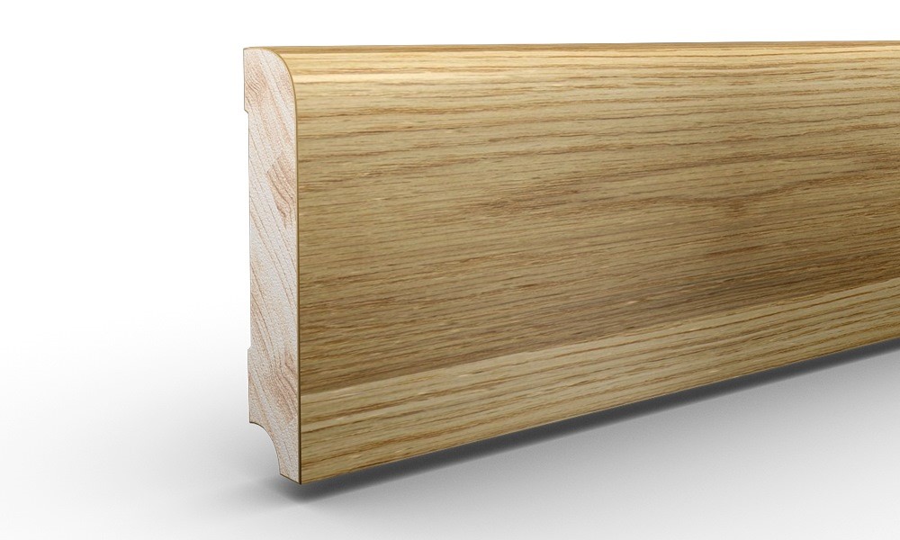 Listwa przypodłogowa fornirowana lakierowana CP100 R10 (240 cm x 10 cm x 1,8 cm) dąb