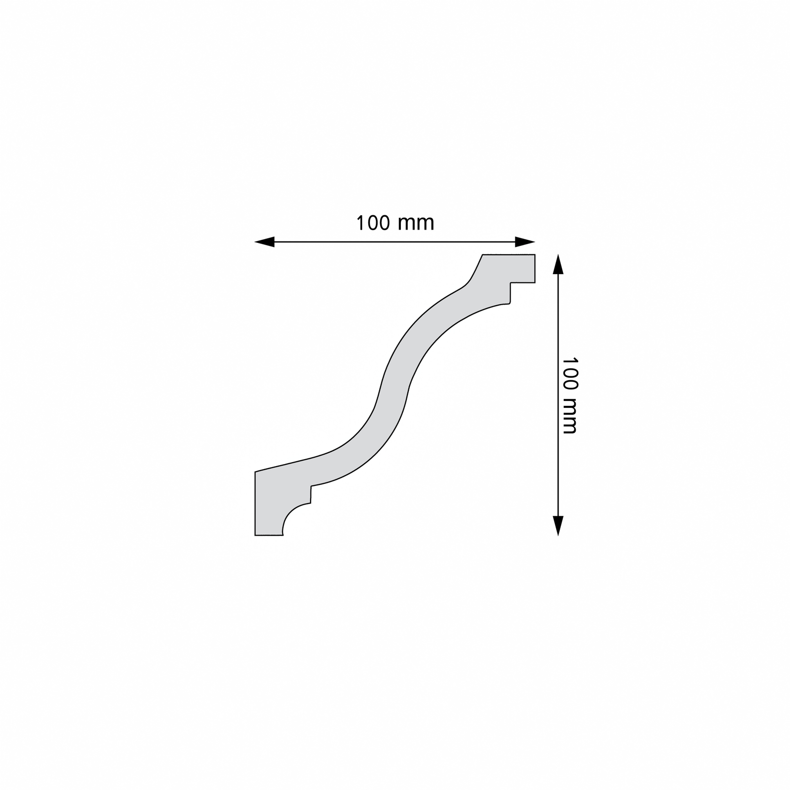 Listwa gzymsowa gładka Creativa LGG-52