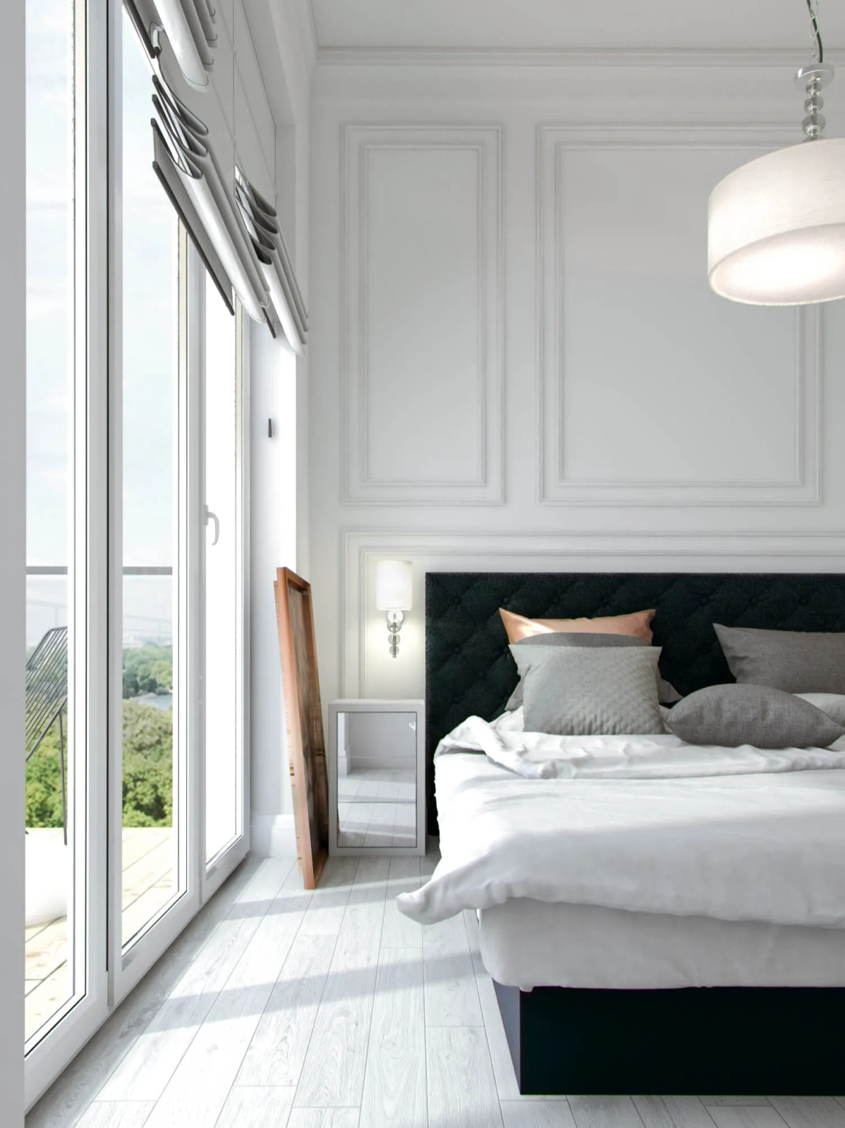 MD002 Listwa ścienna biała wym. 200 x 1.8 x 4 cm, z PolyForce