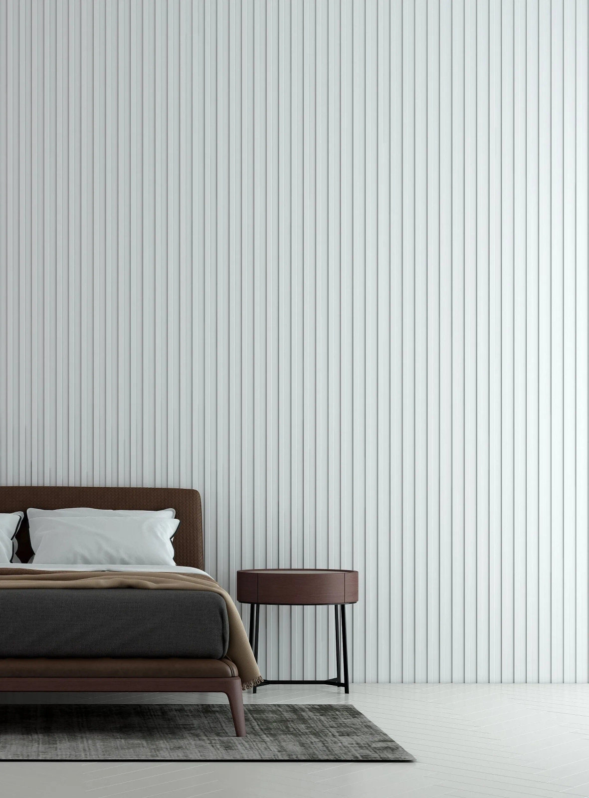 Lamela ściana L0201T biała wym. 200 x 1.2 x 12.1 cm, z PolyForce