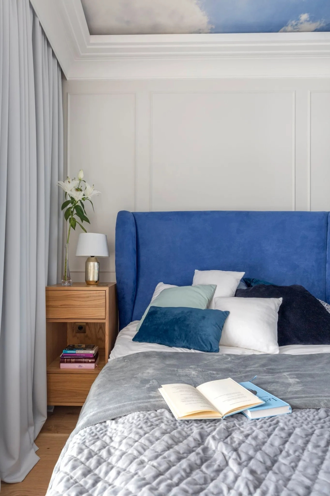 Listwa ścienna MD003 biała wym. 200 x 2.2 x 1 cm, z PolyForce