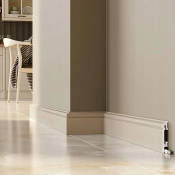 PRÓBKA 20 cm - Listwa przypodłogowa Premium Floor Durofit PF082K Kaszmir NCS S1502Y50R 8cm
