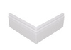 Narożnik zewnętrzny do listwy przypodłogowej lakierowany biały z wodoodporną powłoką ALEXA 12cm