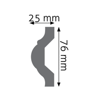 7.6 x 2.5 cm
