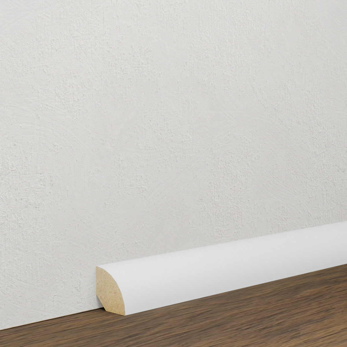 Listwa przypodłogowa MDF Biała Premium, 20x20 mm, Pedross