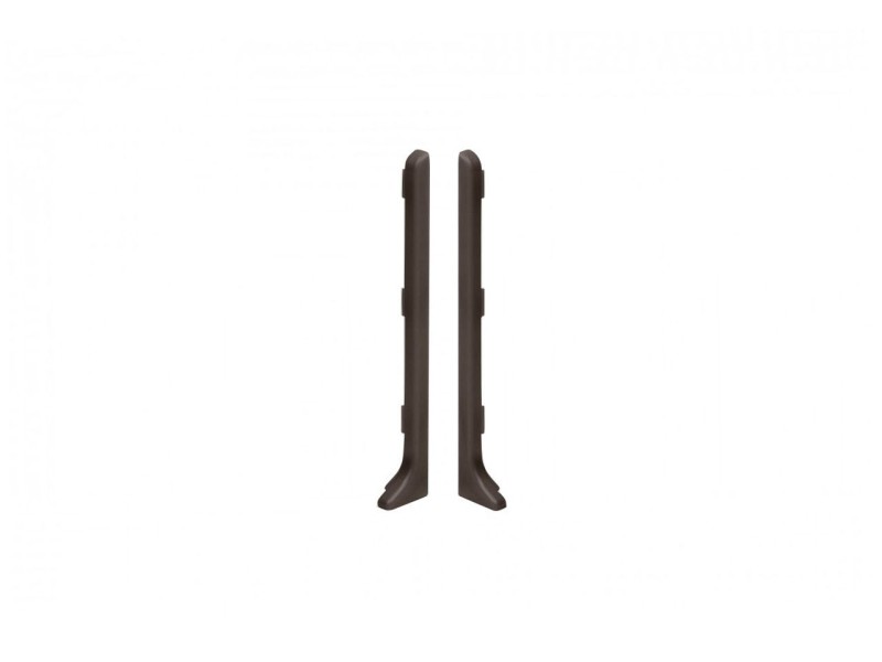 Zakończenia listwy przypodłogowej Creativa LP80 kawowy EC40S Lewe+Prawe