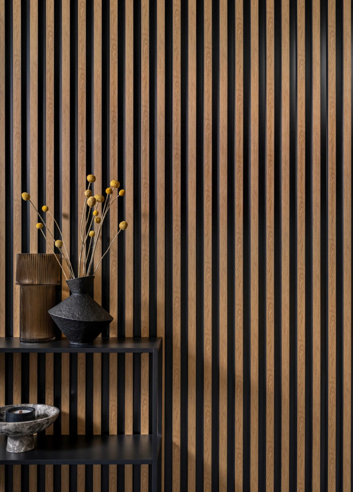 Lamela ścienna Dąb Klasyczny L0306T wym. 200 x 2 x 11.5 cm, z PolyForce, kolor dąb klasyczny