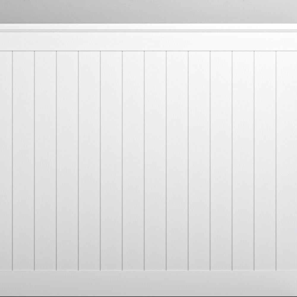 Lakierowana boazeria angielska PRIME-2, zestaw listew boazeryjnych MDF - wymiary 200 x 127 cm