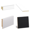 Boazeria ścienna FRAME do malowania + Farba czarny RAL9004 - zestaw próbek