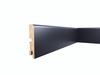Listwa przypodłogowa MDF lakierowana czarna RAL 9005 - FOGE LB1 - 8cm