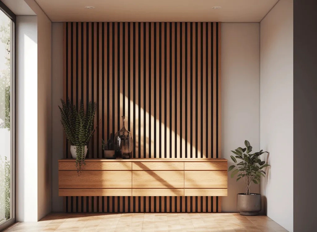 Lamela ścienna Dąb Klasyczny L0306T wym. 200 x 2 x 11.5 cm, z PolyForce, kolor dąb klasyczny