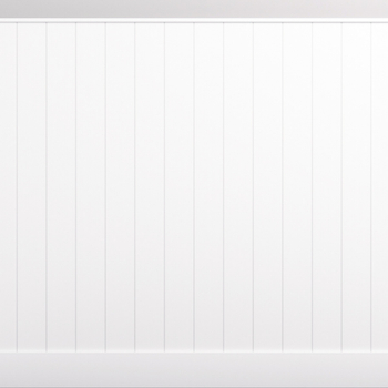 Boazeria ścienna MDF do malowania - długość 200 cm / wysokość 114.5 cm (zestaw Plano XL / Elegant / Duo) + Farba biały RAL9010