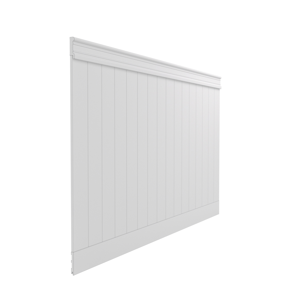 Lakierowana boazeria angielska PURE - wymiary 200 x 121 cm