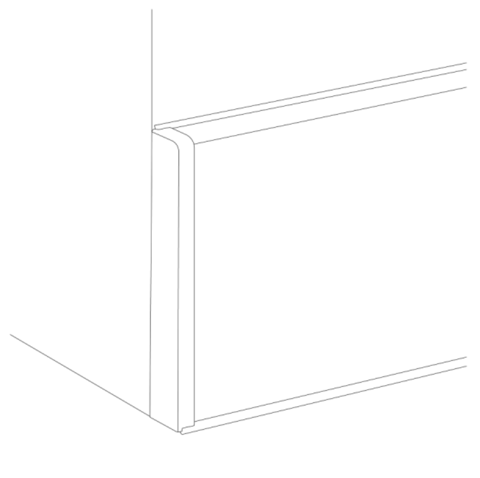 Zakończenia/zaślepki (L+P) MASTERLINE 60 Marsylia Mat