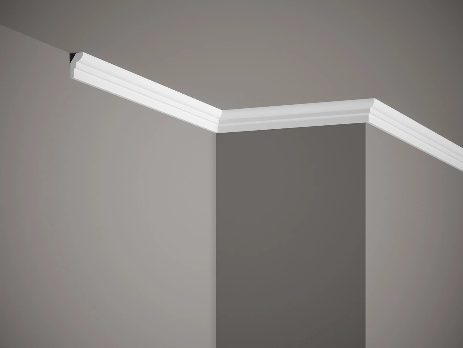 Listwa przysufitowa styropianowa MDB180, kolor biały, wymiary 200 x 1.5 x 2.5 cm, z ProFoam